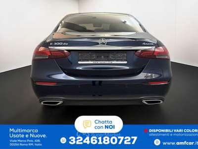 Mercedes-Benz Classe E E 300 de 4M Limousine 2x Avantgarde SHD*ACC*AHK*HUD Nero usata Roma