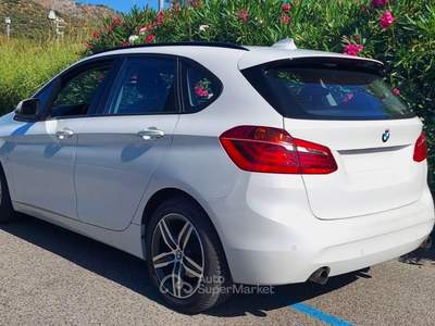 BMW Serie 2 Active Tourer 220d Sport 190CV Steptronic Euro6 - Sed.risc/Gancio/Bi-LED/Navi - TOP Bianco usata Patti