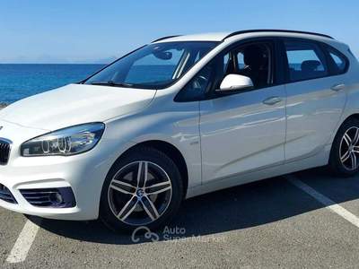 BMW Serie 2 Active Tourer 220d Sport 190CV Steptronic Euro6 - Sed.risc/Gancio/Bi-LED/Navi - TOP Bianco usata Patti