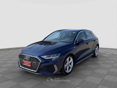 Audi A3 A3 SPB 35 TDI S tronic S line edition Blu/Azzurro usata Parma