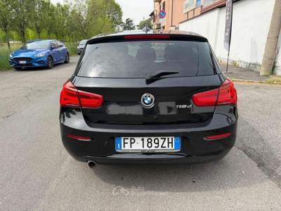 BMW Serie 1 118d 118 d 5p. cambio automatico Nero usata Segrate