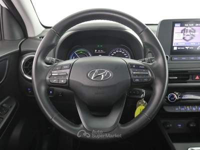 Hyundai Kona Kona HEV 1.6 DCT XLine Bianco usata Milano