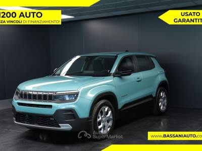 Jeep Avenger 1.2 Turbo 100 CV Altitude Blu/Azzurro usata Arsiè Jeep Avenger 1.2 Turbo 100 CV Altitude Blu/Azzurro usata Arsiè