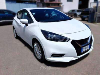 Nissan Micra Micra V 2017 1.0 ig-t Acenta 92cv - GH916PJ Bianco usata Basiliano