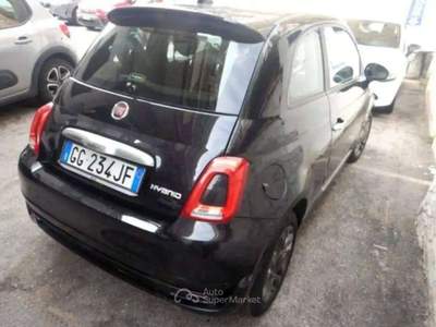 Fiat 500 500 1.0 hybrid Connect 70cv( Prezzo Reale)-GG234JF Nero usata Basiliano