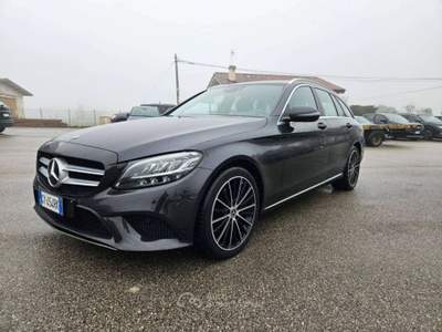 Mercedes-Benz Classe C C 200 SW eq-boost Sport auto - GY454RK Nero usata Basiliano