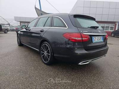 Mercedes-Benz Classe C C 200 SW eq-boost Sport auto - GY454RK Nero usata Basiliano