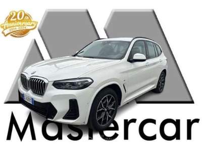 BMW X3 X3 2021 xdrive20d  M mhev 48V Msport auto GJ620YS Bianco usata Basiliano