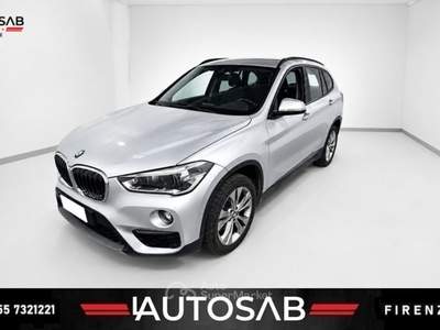 BMW X1 sDrive18i Automatic Navi Telecam. Aziendale Argento usata Firenze