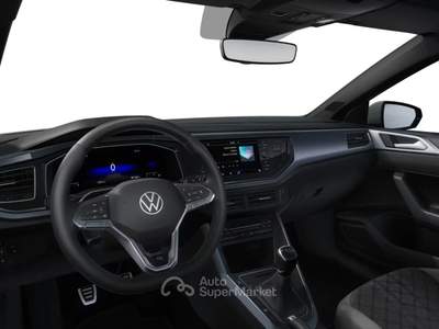 Volkswagen Polo Polo 1.0 TSI R-LINE IQ.Light+FrontAssist+VIRTUAL+CARPLAY/ANDROID Bianco usata Roma