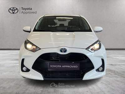 Toyota Yaris 1.5 Hybrid 5 porte Active Bianco usata Caresanablot