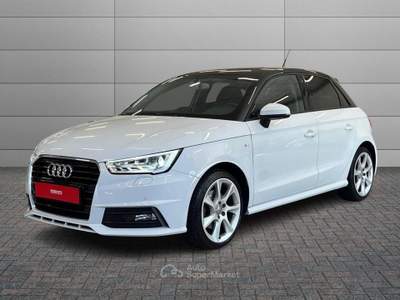 Audi A1 SPB 1.6 TDI 116 CV S tronic Sport Bianco usata Caresanablot
