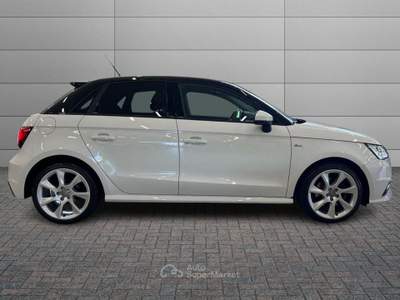Audi A1 SPB 1.6 TDI 116 CV S tronic Sport Bianco usata Caresanablot