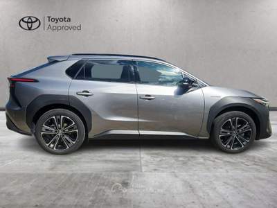 Toyota bZ4X EV 218 CV First Edition AWD Argento usata Roma