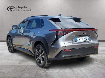 Toyota bZ4X EV 218 CV First Edition AWD Argento usata Roma