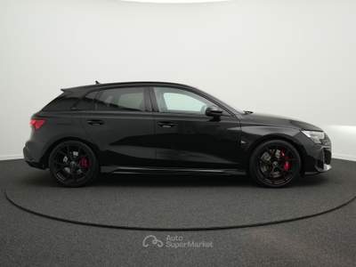 Audi RS 3 RS3 Sportback 2.5 TFSI Quattro Panoramico, Pelle, 280 KMH Nero usata Moncalieri