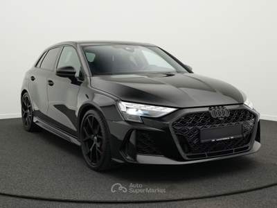 Audi RS 3 RS3 Sportback 2.5 TFSI Quattro Panoramico, Pelle, 280 KMH Nero usata Moncalieri