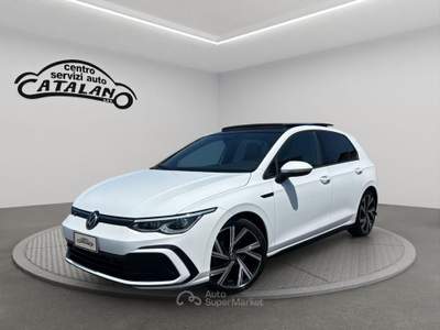 Volkswagen Golf 2.0 TDI 150 CV SCR R-Line Bianco usata Maniace