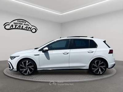 Volkswagen Golf 2.0 TDI 150 CV SCR R-Line Bianco usata Maniace