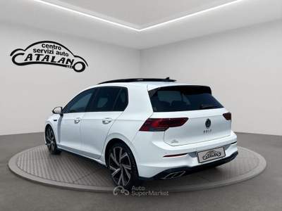 Volkswagen Golf 2.0 TDI 150 CV SCR R-Line Bianco usata Maniace