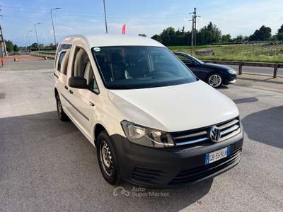 Volkswagen Caddy Caddy 2.0 TDI 102CV Kombi 5 POSTI AUTOCARRO Bianco usata Cherasco