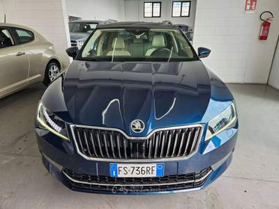 Skoda Superb Wagon 2.0 tdi Laurin 4x4 TAGLIANDI CERTIFICATI Blu/Azzurro usata Martinengo