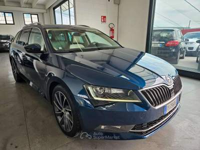Skoda Superb Wagon 2.0 tdi Laurin 4x4 TAGLIANDI CERTIFICATI Blu/Azzurro usata Martinengo