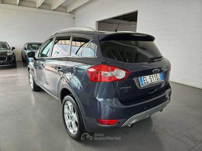 Ford Kuga 2.0 tdci Titanium 4wd 163cv pelle/AUTOMATICO Blu/Azzurro usata Martinengo