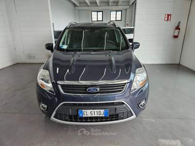 Ford Kuga 2.0 tdci Titanium 4wd 163cv pelle/AUTOMATICO Blu/Azzurro usata Martinengo