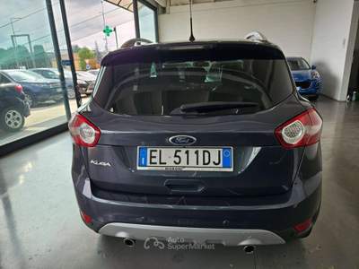 Ford Kuga 2.0 tdci Titanium 4wd 163cv pelle/AUTOMATICO Blu/Azzurro usata Martinengo