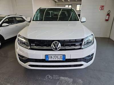 Volkswagen Amarok 3.0 V6 tdi Comfortline 4motion perm. 204cv auto Bianco usata Martinengo