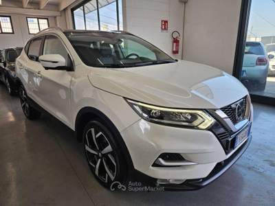 Nissan Qashqai 1.5 dci Tekna  110cv /tetto panoramico/telecamera Bianco usata Martinengo