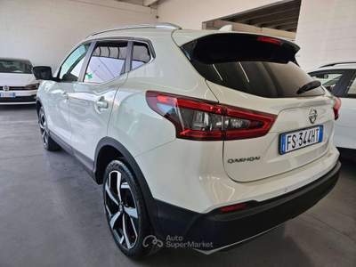 Nissan Qashqai 1.5 dci Tekna  110cv /tetto panoramico/telecamera Bianco usata Martinengo