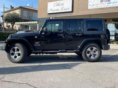 Jeep Wrangler 2.8 crd 75th Anniversary auto *GARANZIA* Nero usata Bedizzole