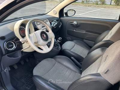 Fiat 500C 500C 1.2 Lounge 69cv *GARANZIA* Nero usata Bedizzole