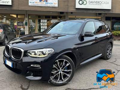 BMW X3 PROMMO xdrive30d Msport 249cv auto *GARANZIA* Blu/Azzurro usata Bedizzole