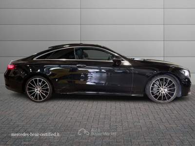 Mercedes-Benz Classe E  - e coupe 220 d premium auto my20 Nero usata Ancona