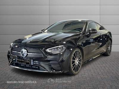 Mercedes-Benz Classe E  - e coupe 220 d premium auto my20 Nero usata Ancona