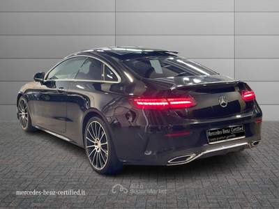 Mercedes-Benz Classe E  - e coupe 220 d premium auto my20 Nero usata Ancona