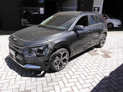 Kia Niro Niro II 2022 1.6 gdi hev Style dct6 incidentata marciante Nero usata Treviglio