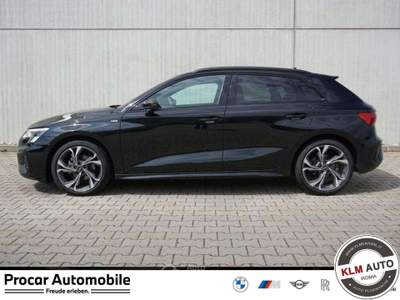 Audi A3 SPB 35 TFSI S tronic S Line identity black Nero usata Roma