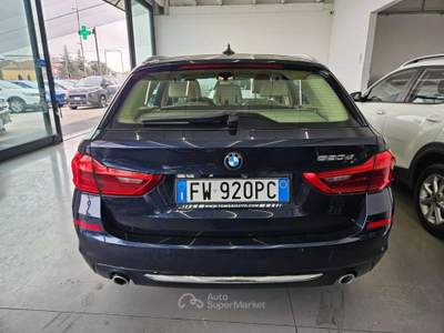 BMW Serie 5 520i Touring xdrive Luxury 190cv auto Blu/Azzurro usata Martinengo
