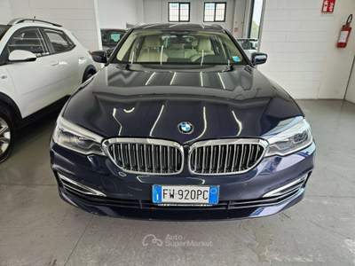 BMW Serie 5 520i Touring xdrive Luxury 190cv auto Blu/Azzurro usata Martinengo