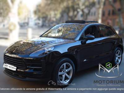 Porsche Macan 2.0 NO SUPERBOLLO, TETTO PANORAMA, PORSCHE APPROVED 111 CONTROLLI Nero usata Livorno