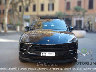 Porsche Macan 2.0 NO SUPERBOLLO, TETTO PANORAMA, PORSCHE APPROVED 111 CONTROLLI Nero usata Livorno