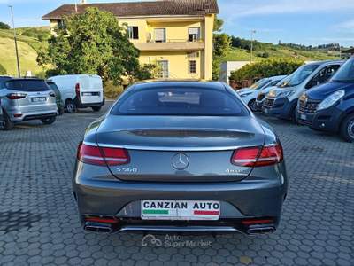 Mercedes-Benz 220 S V8 Premium Plus 4Matic 9G-Tronic Coupe Arancione usata Cigognola