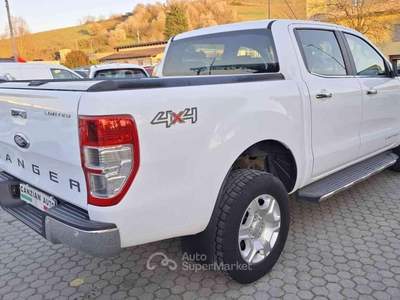 Ford Ranger DOUBLE CAB 2.2 TDCI 4X4 LIMITED UNICO PROP Bianco usata Cigognola