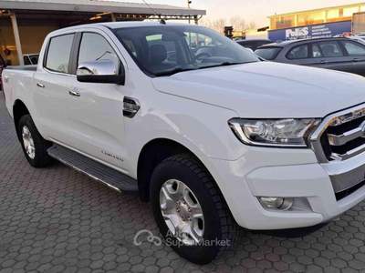 Ford Ranger DOUBLE CAB 2.2 TDCI 4X4 LIMITED UNICO PROP Bianco usata Cigognola