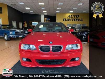 BMW Serie 3 M3 M3 M3 cat Cabrio Manuale ASI CRS Rosso usata Rho
