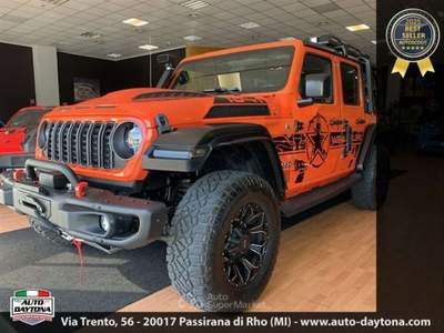 Jeep Wrangler Unlimited Sport 4x4 3,6l V6 Offroad-Umbau TRAILR Arancione usata Rho